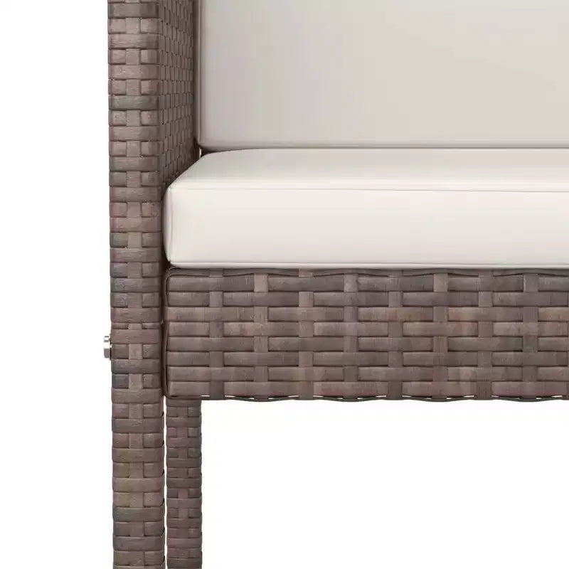 vidaXL Modern Outdoor Garden Bar Set with Cushions in Various Colors
