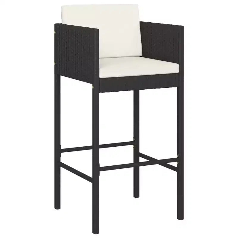 vidaXL Modern Outdoor Garden Bar Set with Cushions in Various Colors