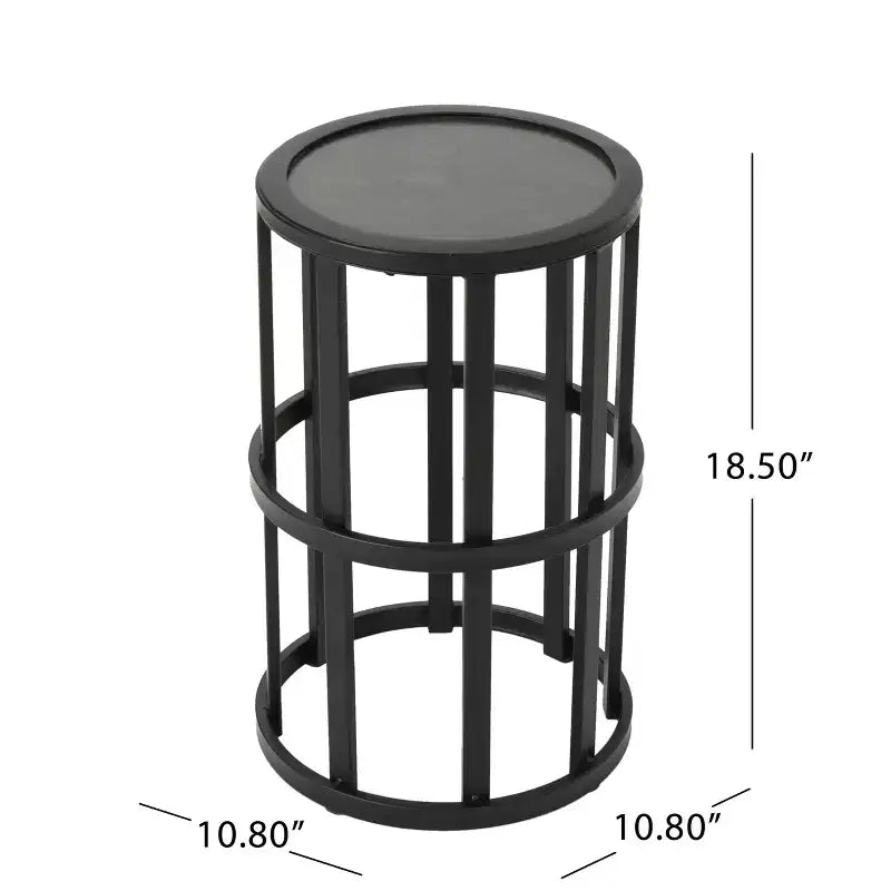 Christopher Knight Home Florette 2 Piece Outdoor Rattan Rocking Chair with Ceramic Tile End Table