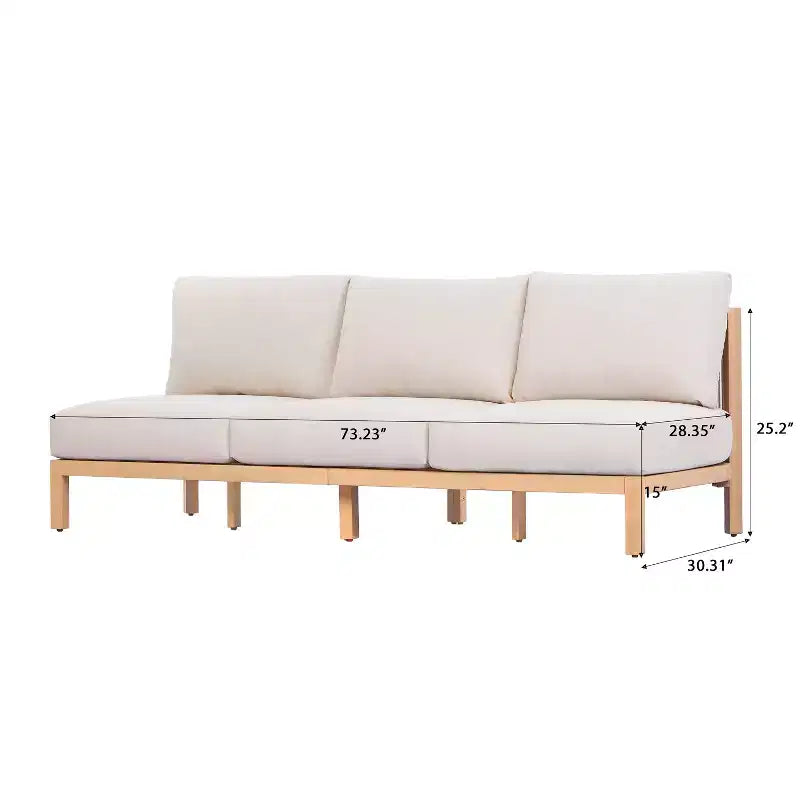 Christopher Knight Home Panupong Modern 5 Piece Acacia Wood Patio Seating Set with Rope-Braided Backrest and Cushions