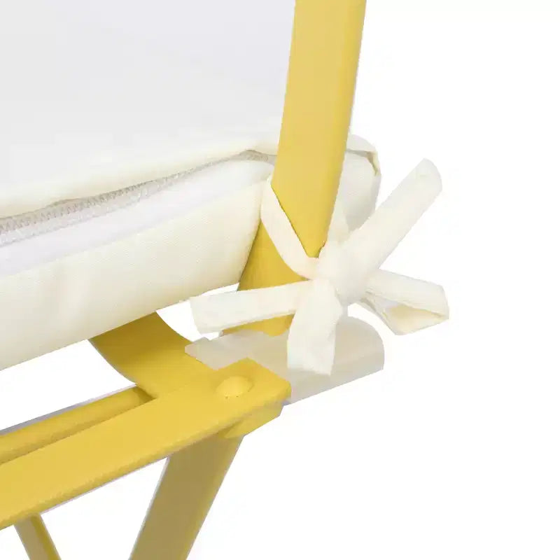 3 Pieces Patio Bistro Balcony Metail Chair Table Set