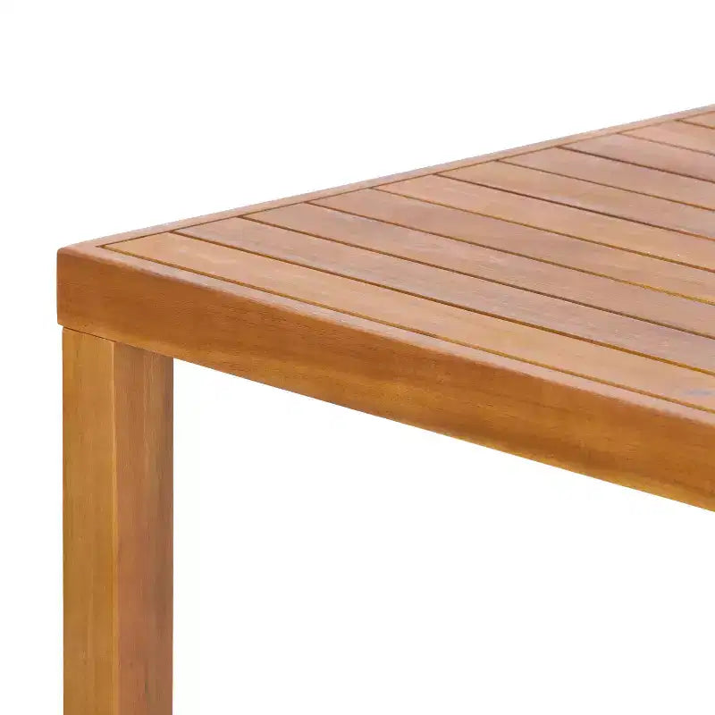 Christopher Knight Home Carlos Modern 5 Piece Acacia Side Chairs Set with PE Rope and Slatted Table