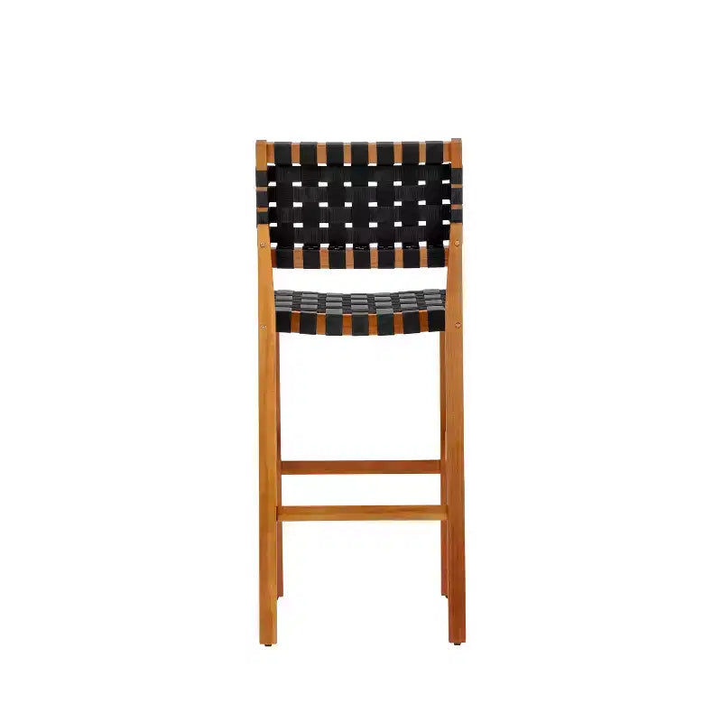 Christopher Knight Home Carlos Modern 5 Piece Acacia Side Chairs Set with PE Rope and Slatted Table