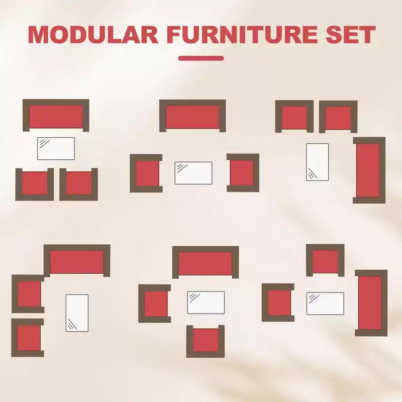4 Piece Outdoor Patio Furniture Sets,Wicker Rattan Conversation Sets, Bistro Patio Set with 2 Chairs,Soft Cushion,Loveseat and 1 Glass Coffee Table