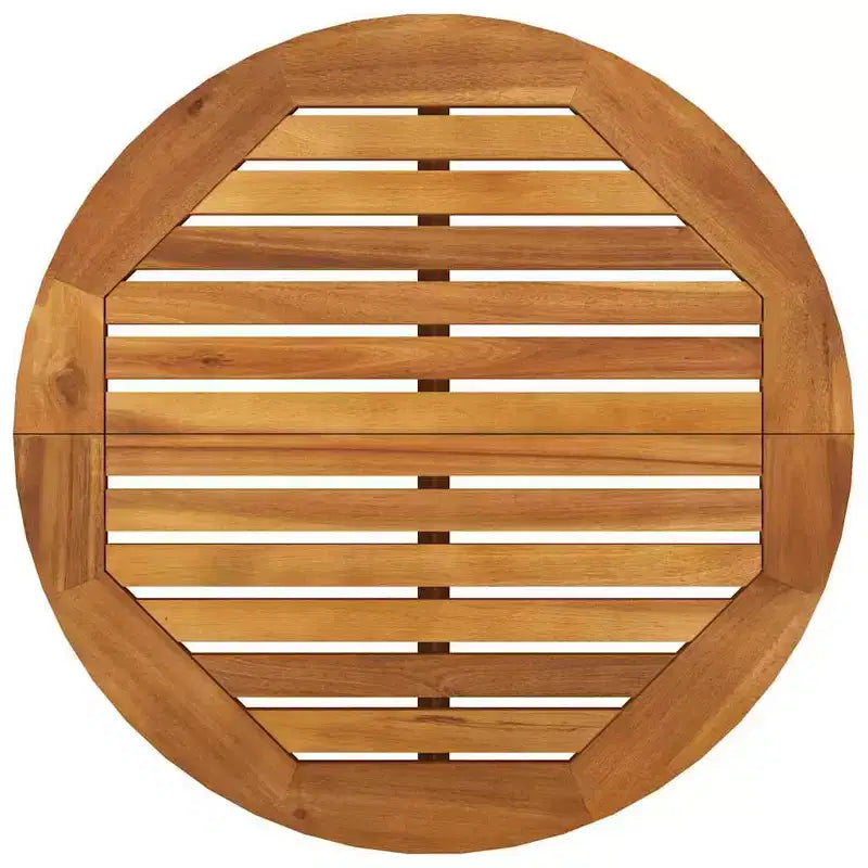 vidaXL Garden Bar Set Natural wood Solid Acacia wood Compact Footrest