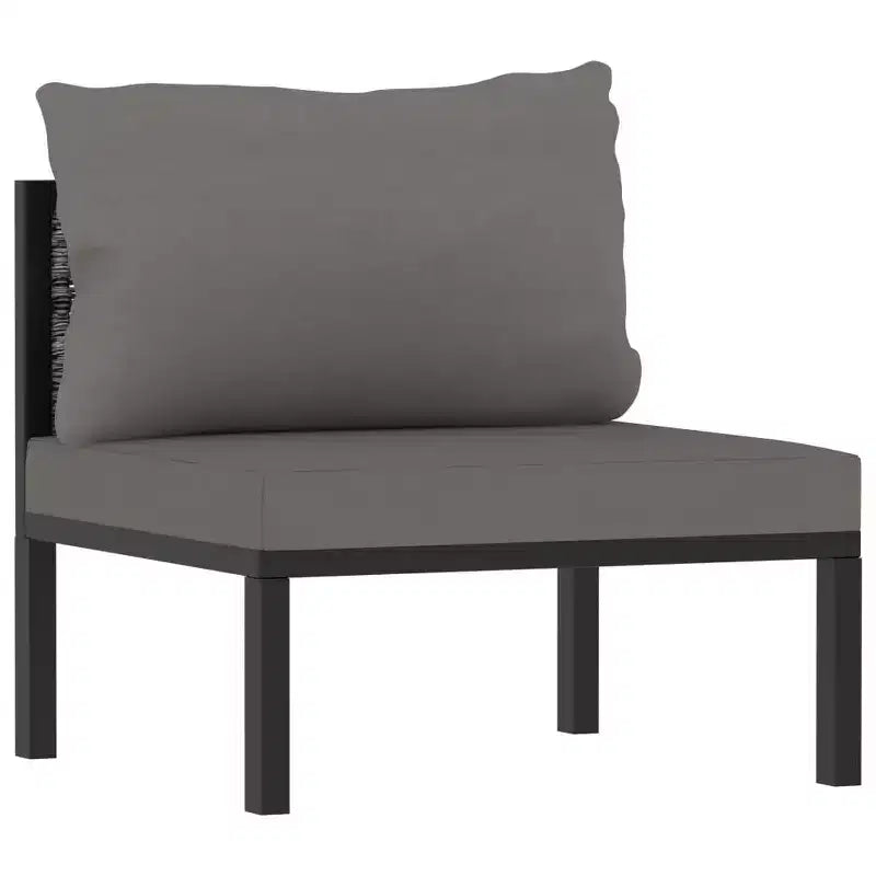vidaXL Garden Lounge Set Anthracite, Dark gray