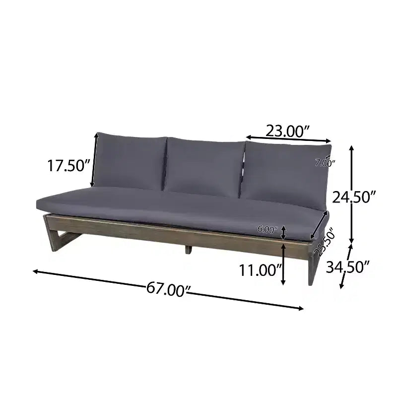 Christopher Knight Home Hiba Modern 5 Piece Patio Firepit Set with Tank Holder