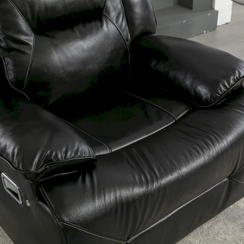 2-Sitzer Heimkino-Liegesessel mit LED-Lichtleiste, Becherhaltern und Aufbewahrungsbox