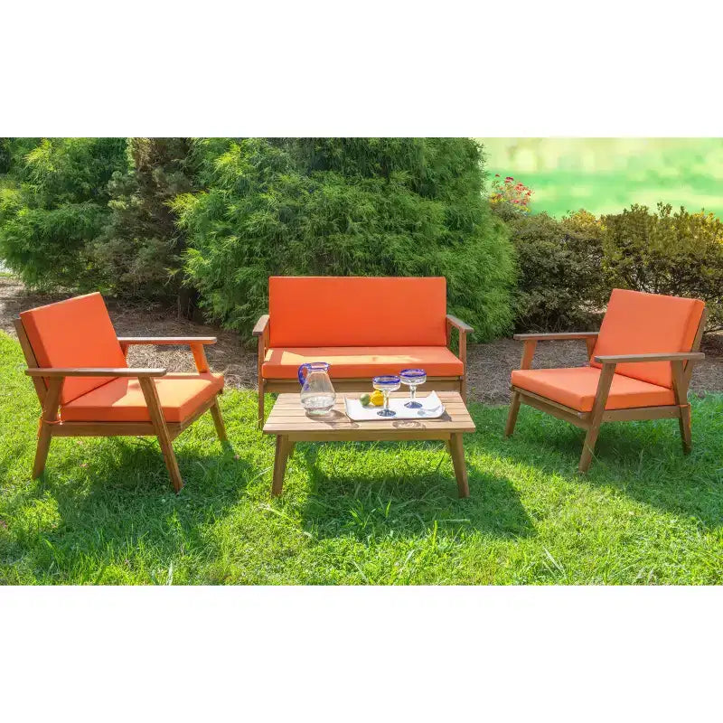 Cole Outdoor Chat Set - Linon