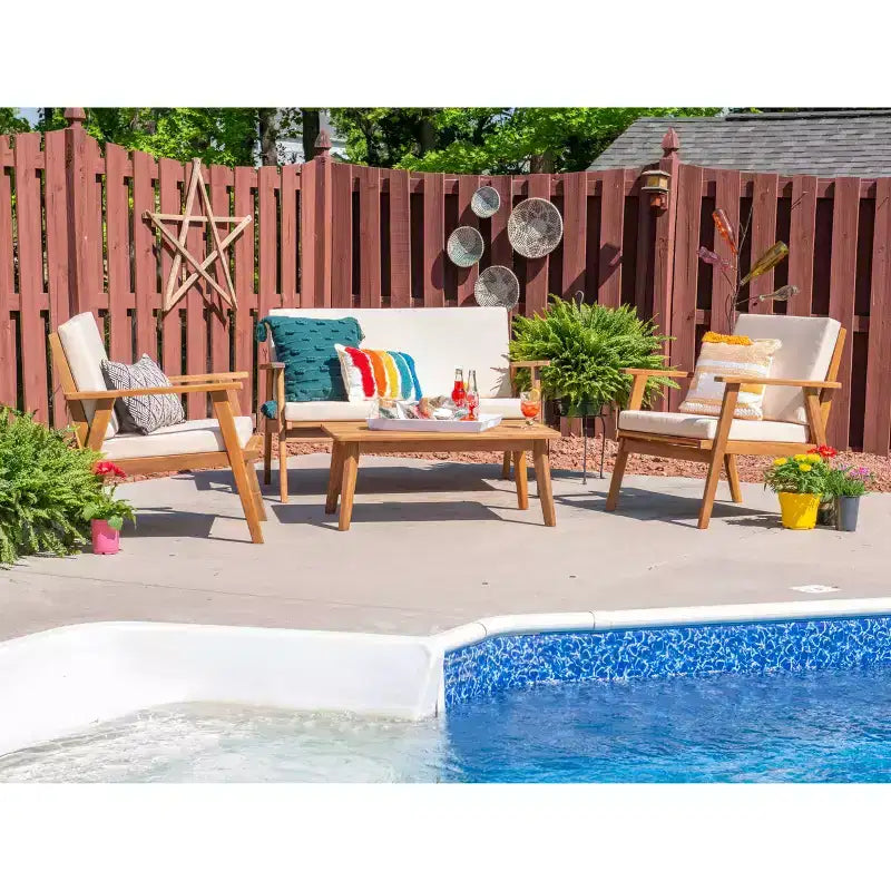 Cole Outdoor Chat Set - Linon