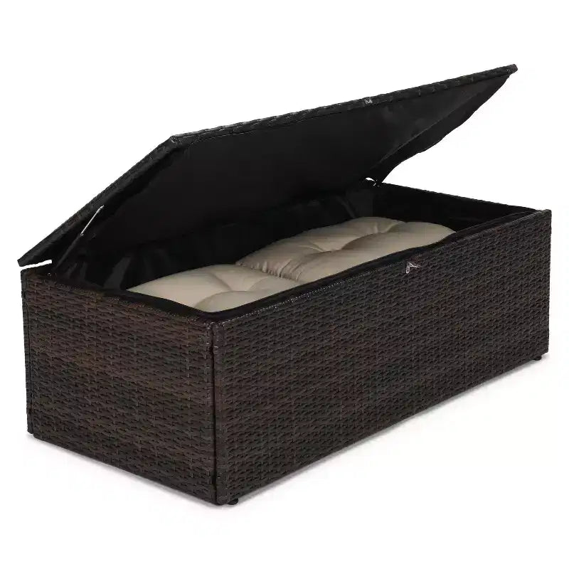 4pc Wicker Outdoor Conversation Set - EDYO LIVING