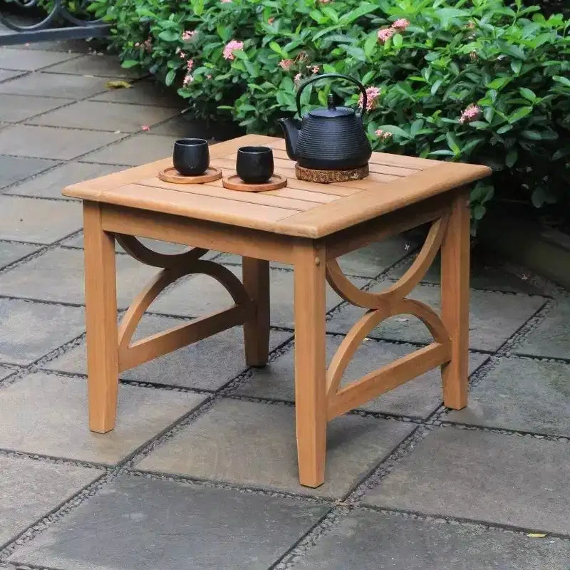 Sonoma Lane Alamo 5pc Teak Outdoor Conversation Set with Zippered Cushions