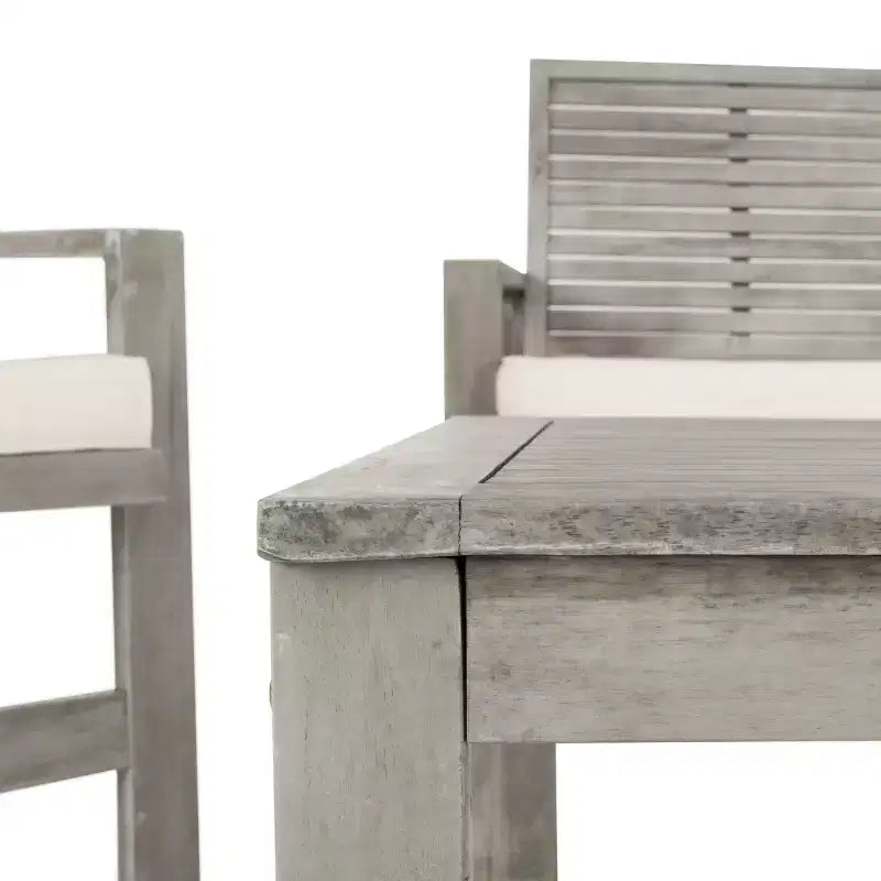 Ozark 4 Piece Patio Set - Indoor/Outdoor - FOX6007 - Safavieh Couture