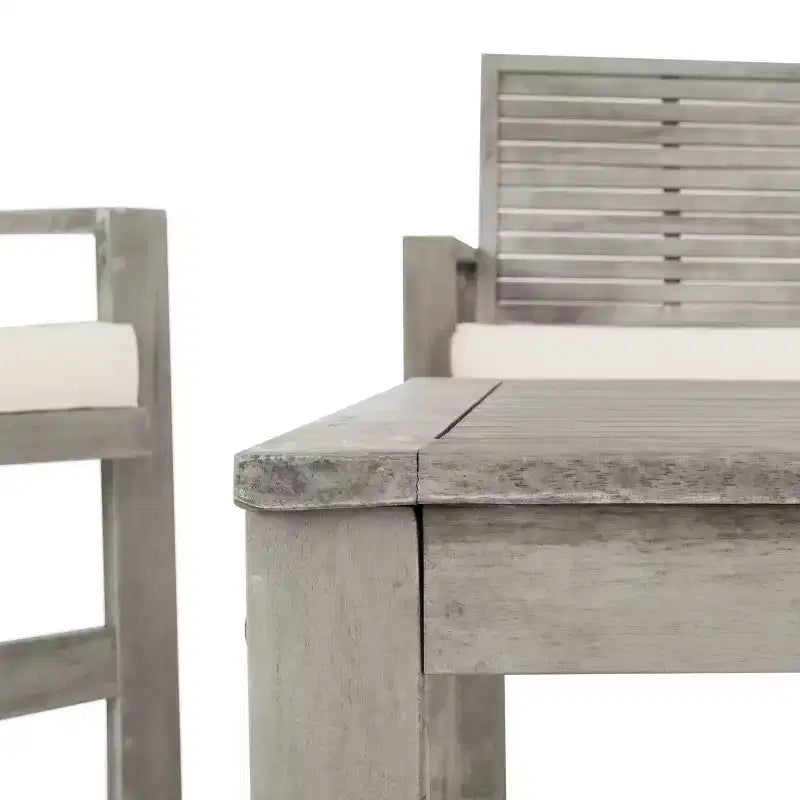 Ozark 4 Piece Patio Set - Indoor/Outdoor - FOX6007 - Safavieh Couture