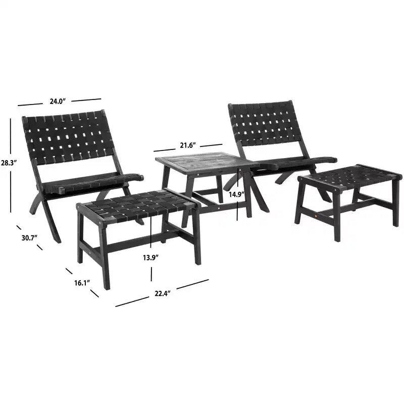 Darryl Living Set - Indoor/Outdoor - PAT7078 - Safavieh