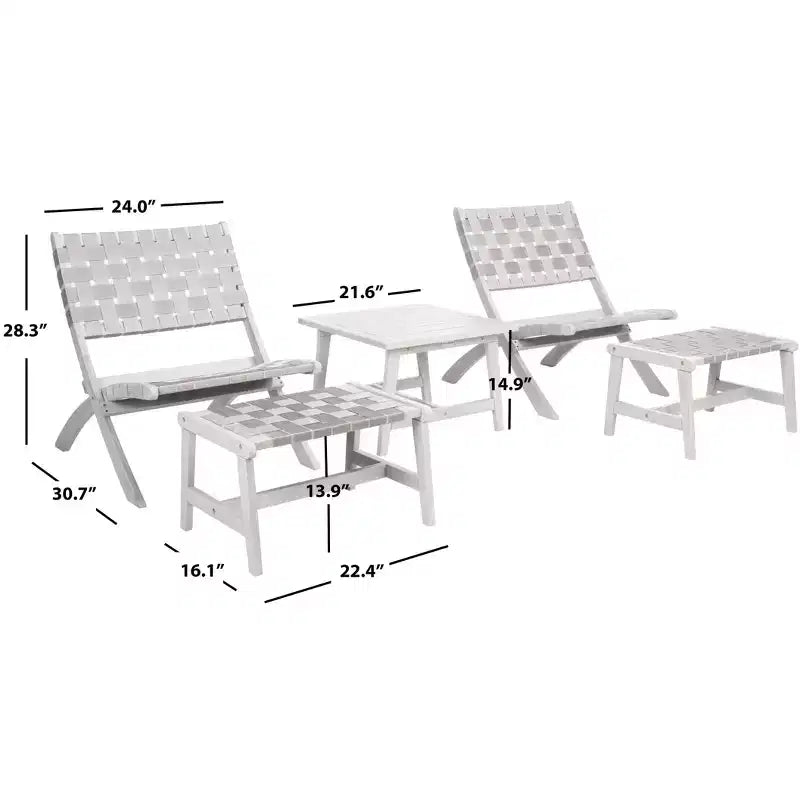 Darryl Living Set - Indoor/Outdoor - PAT7078 - Safavieh