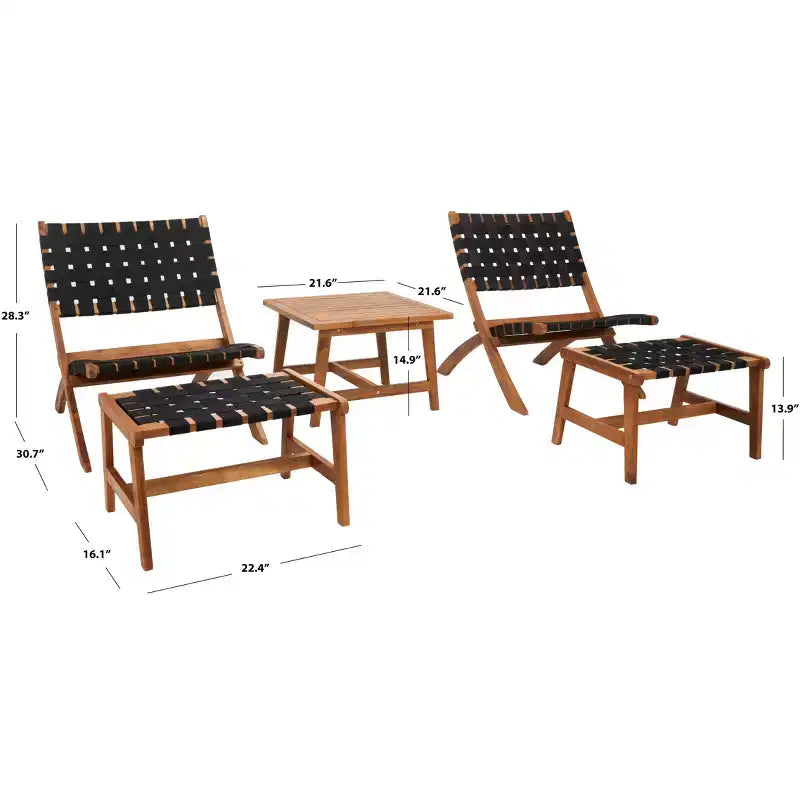 Darryl Living Set - Indoor/Outdoor - PAT7078 - Safavieh