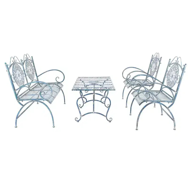 Sophie 4 Piece Patio Set - Indoor/Outdoor - PAT5001 - Safavieh