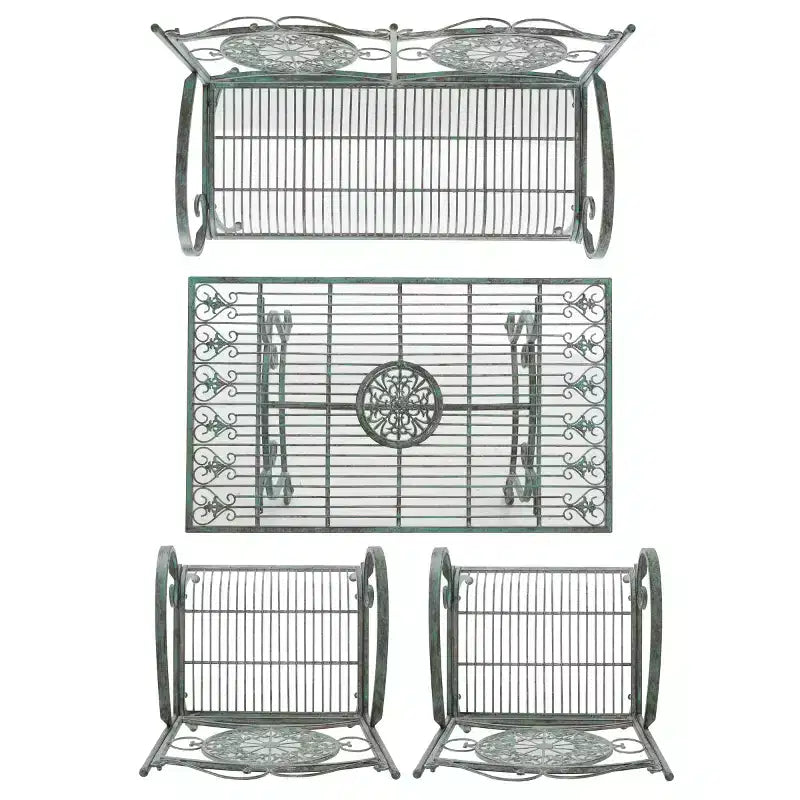 Sophie 4 Piece Patio Set - Indoor/Outdoor - PAT5001 - Safavieh