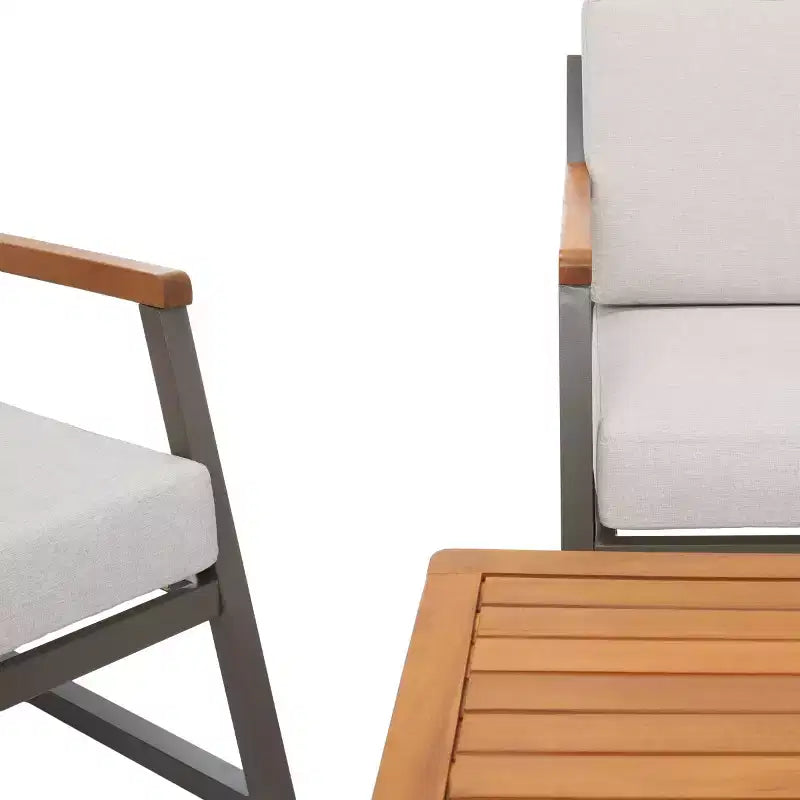 Randolph 4 Piece Living Set - Indoor/Outdoor - PAT7730 - Safavieh