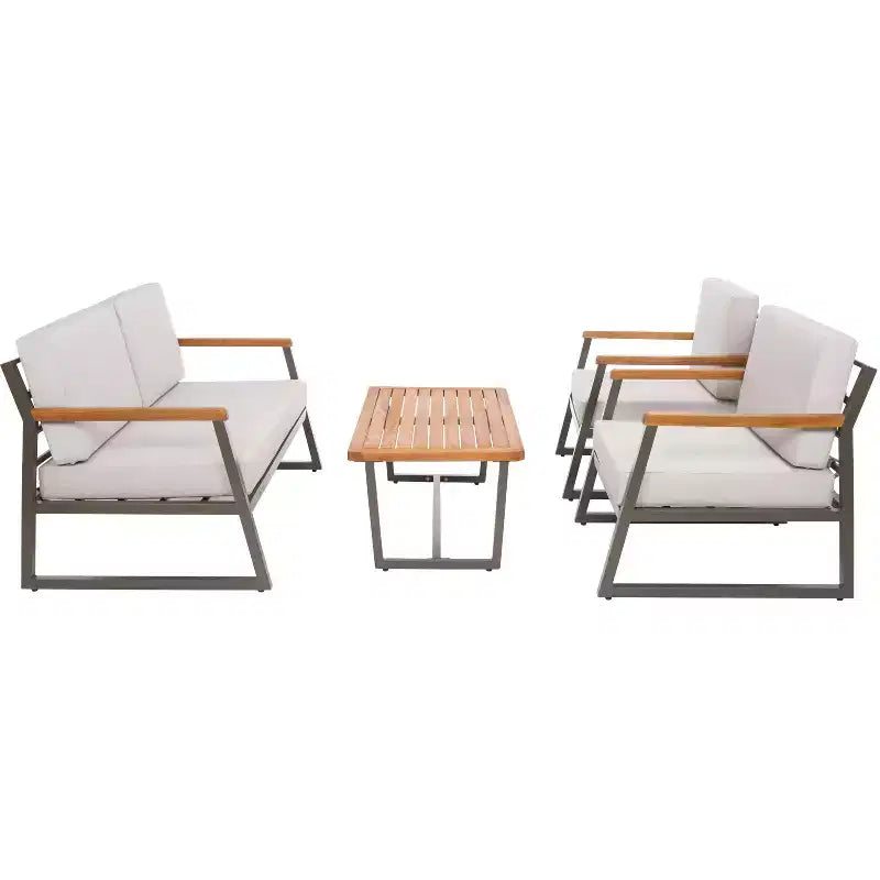 Randolph 4 Piece Living Set - Indoor/Outdoor - PAT7730 - Safavieh