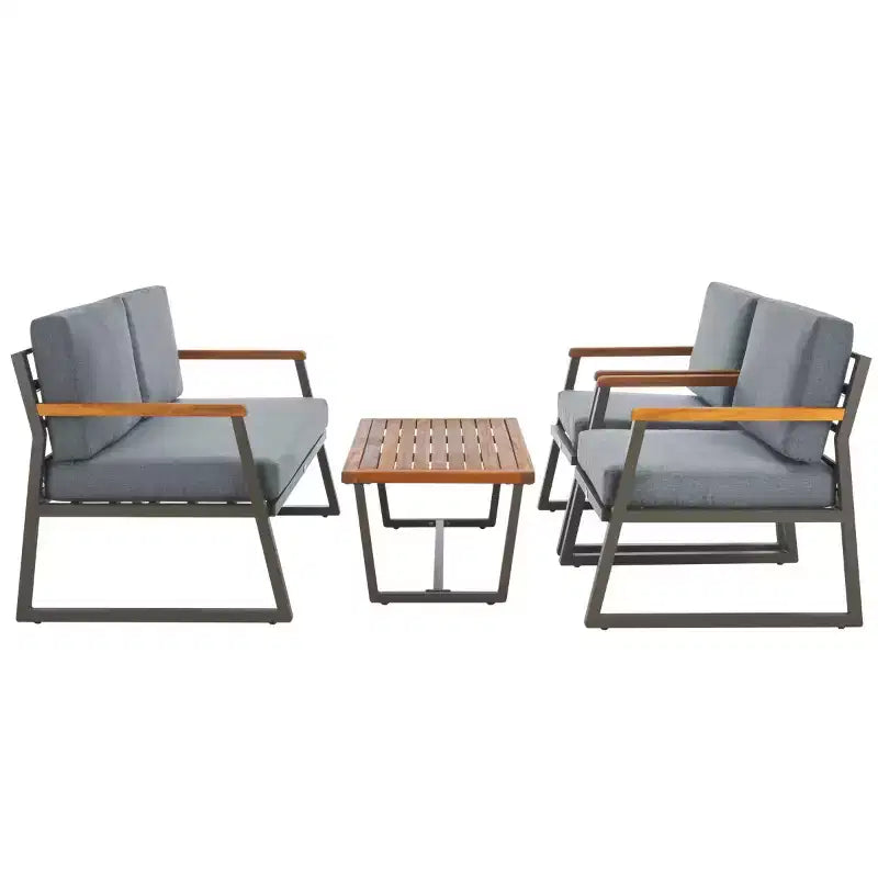 Randolph 4 Piece Living Set - Indoor/Outdoor - PAT7730 - Safavieh