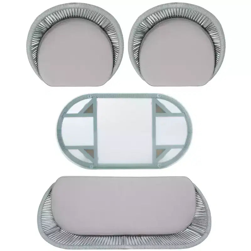 Halcott 4 Piece Living Set - Indoor/Outdoor - PAT7526 - Safavieh