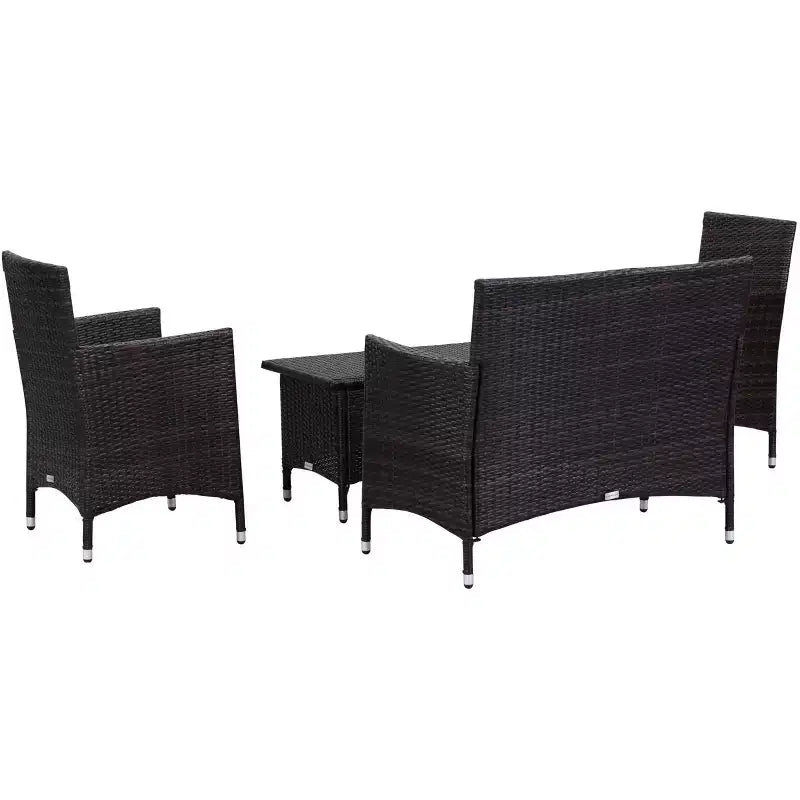 Figueroa 4 Piece Patio Set - Indoor/Outdoor - PAT2508 - Safavieh