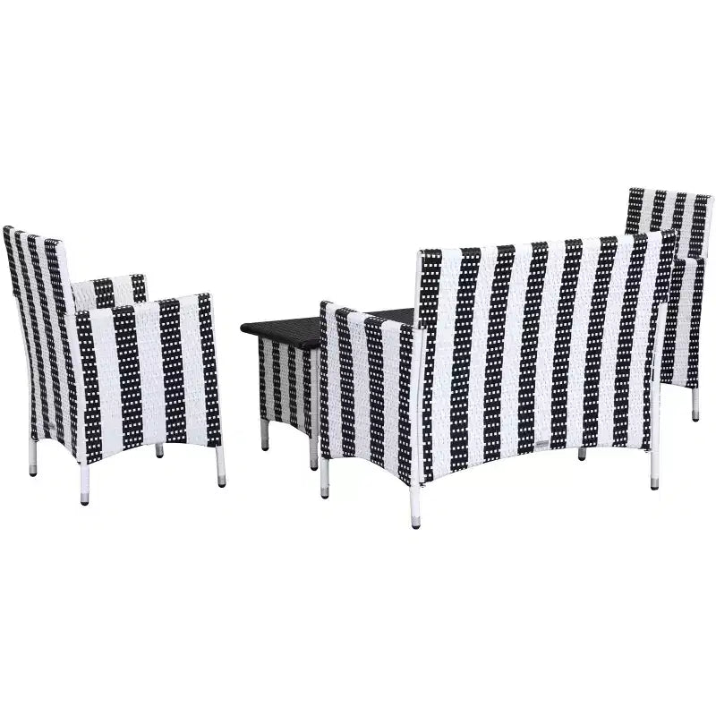 Figueroa 4 Piece Patio Set - Indoor/Outdoor - PAT2508 - Safavieh