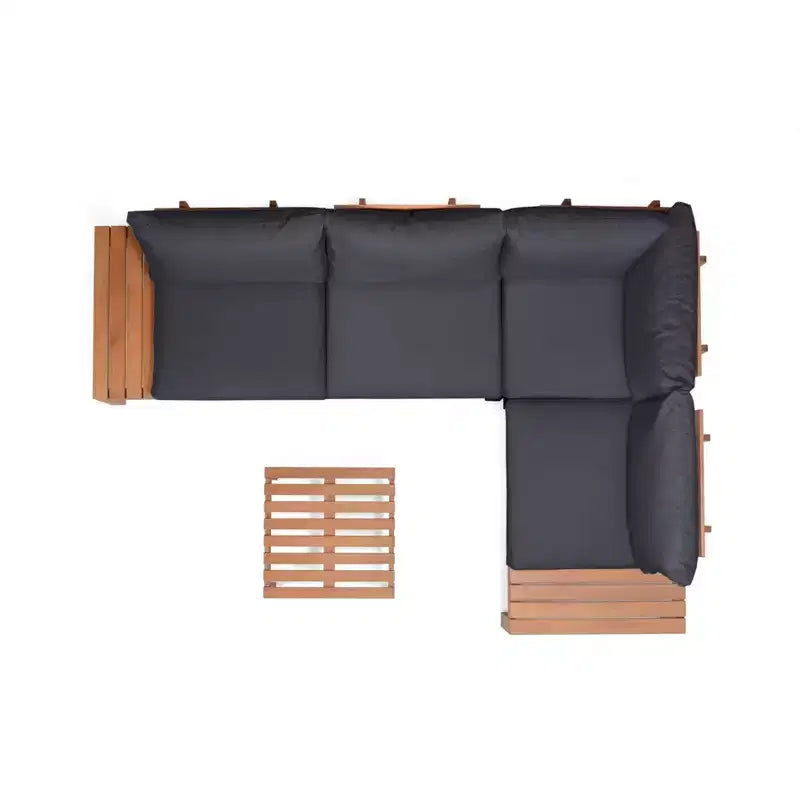 Amazonia 3pc Seychelles Outdoor Patio Conversation Set with Cushions
