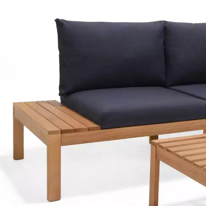 Amazonia 3pc Seychelles Outdoor Patio Conversation Set with Cushions