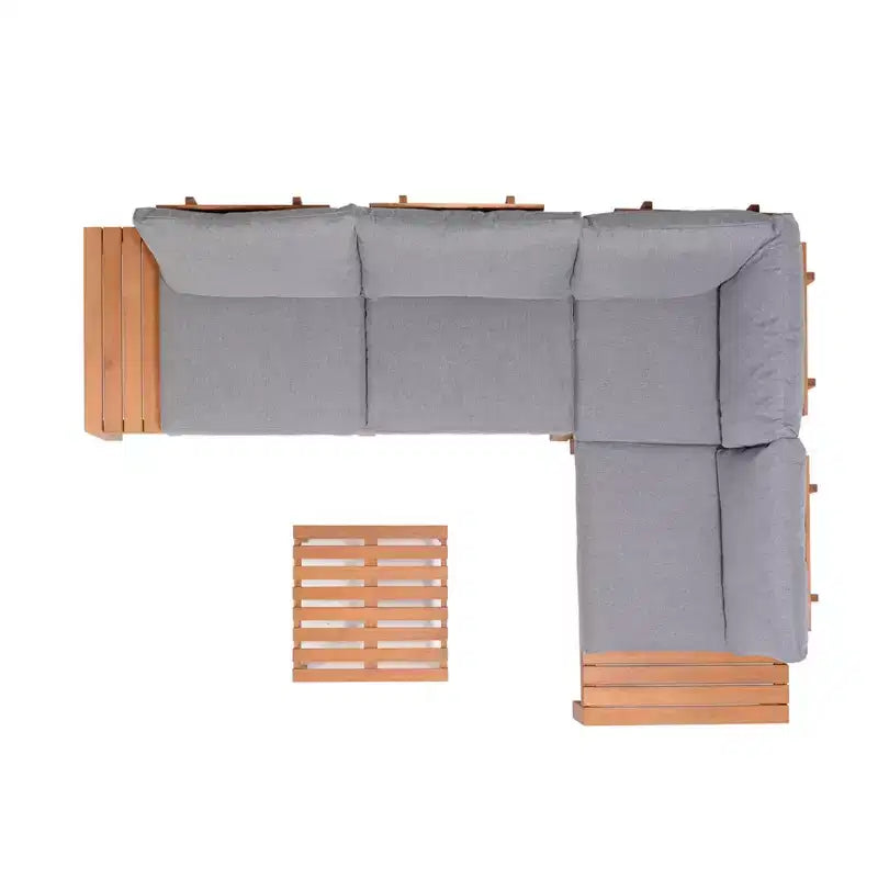 Amazonia 3pc Seychelles Outdoor Patio Conversation Set with Cushions