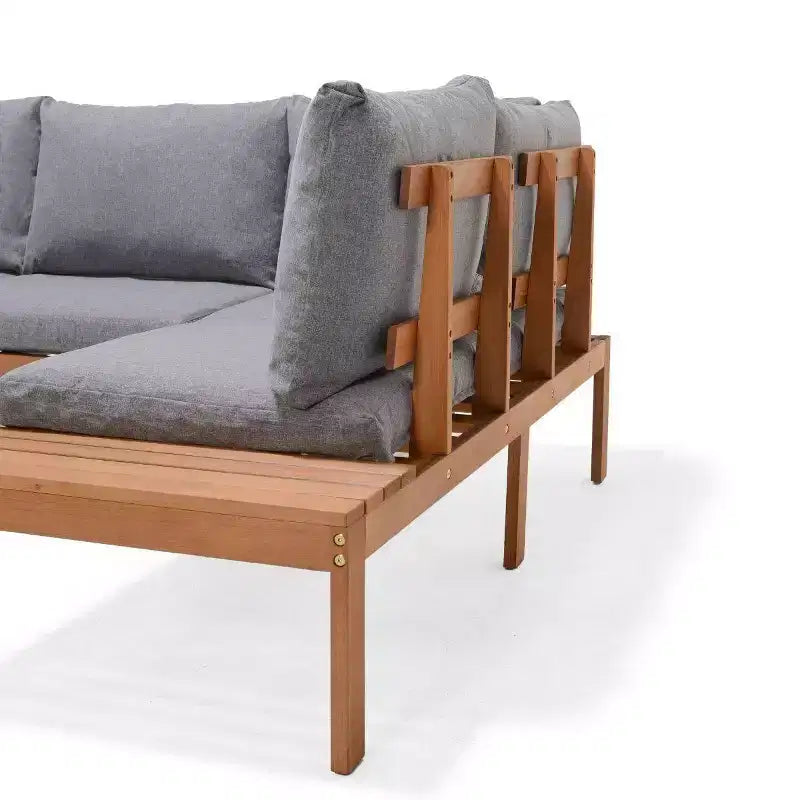 Amazonia 3pc Seychelles Outdoor Patio Conversation Set with Cushions