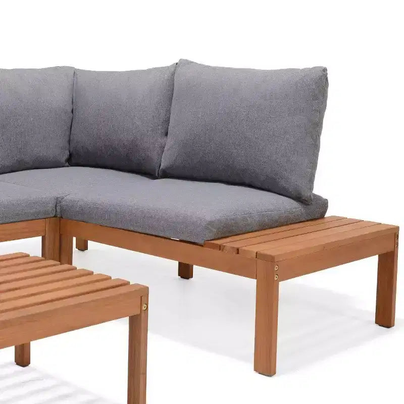 Amazonia 3pc Seychelles Outdoor Patio Conversation Set with Cushions