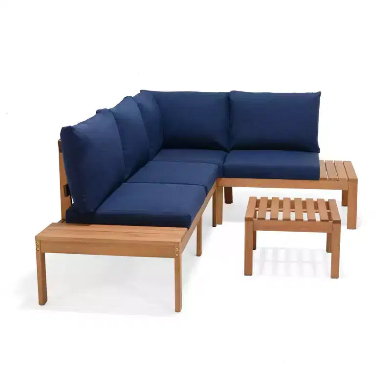 Amazonia 3pc Seychelles Outdoor Patio Conversation Set with Cushions