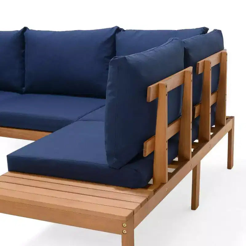 Amazonia 3pc Seychelles Outdoor Patio Conversation Set with Cushions