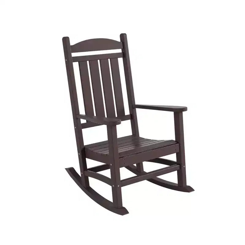 WestinTrends 2-Piece Classic Porch Rocking Chair With Side Table Set