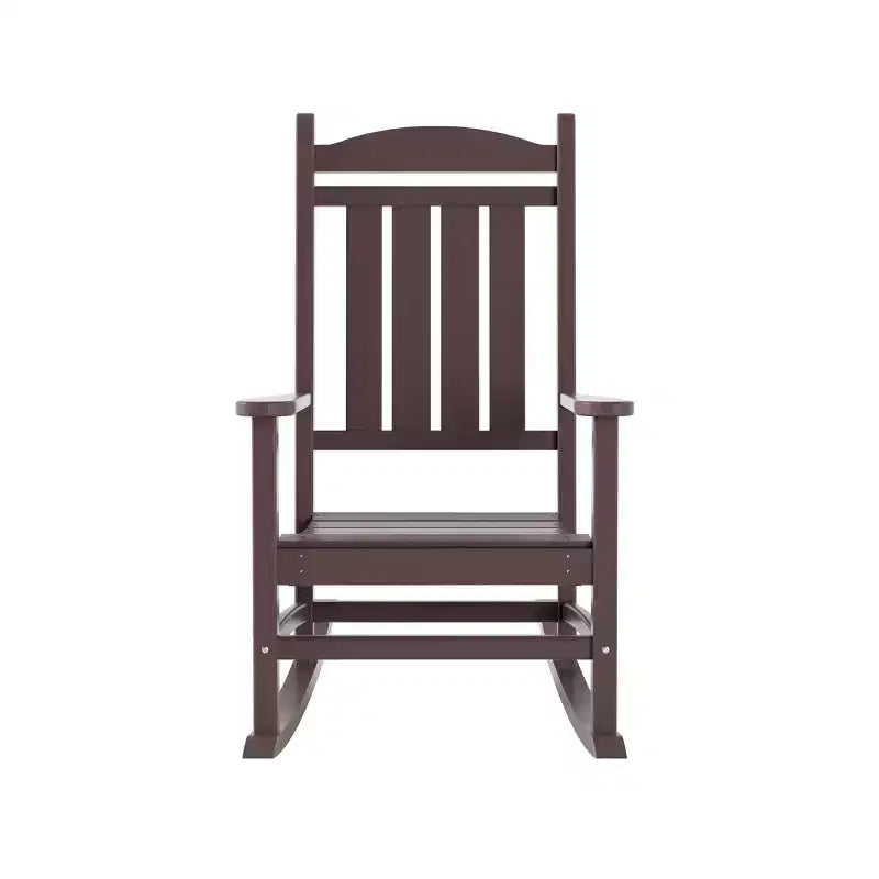 WestinTrends 2-Piece Classic Porch Rocking Chair With Side Table Set