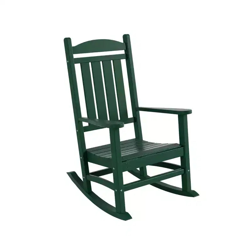 WestinTrends 2-Piece Classic Porch Rocking Chair With Side Table Set
