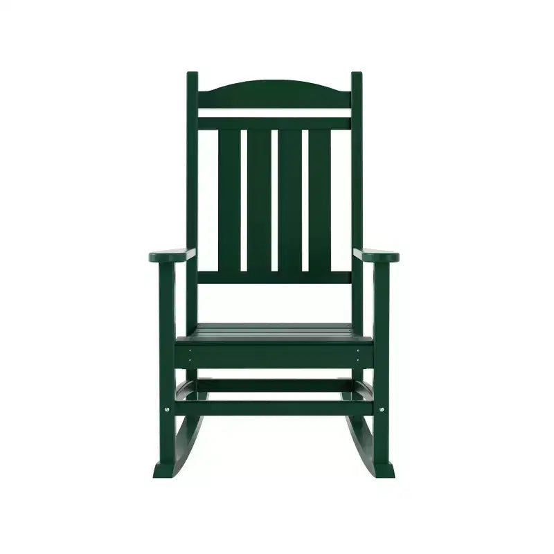 WestinTrends 2-Piece Classic Porch Rocking Chair With Side Table Set