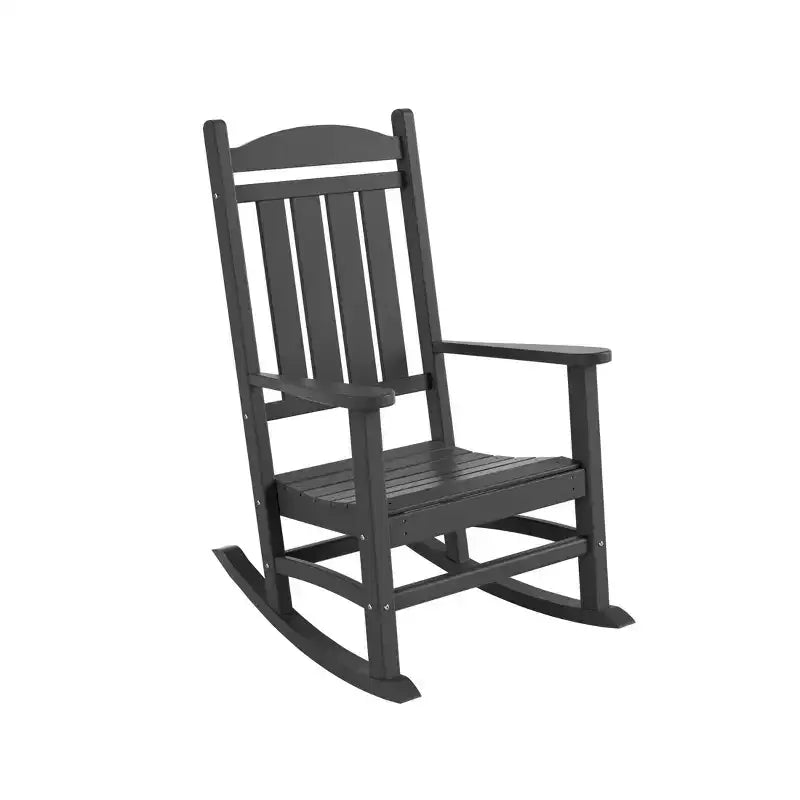 WestinTrends 2-Piece Classic Porch Rocking Chair With Side Table Set