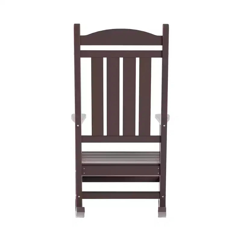 WestinTrends 3 Piece Outdoor Porch Rocking Chairs with Round Side Table Set