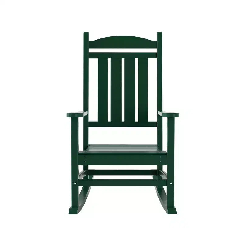 WestinTrends 3 Piece Outdoor Porch Rocking Chairs with Round Side Table Set