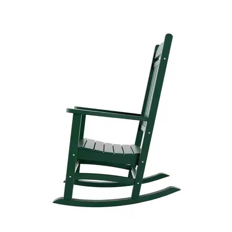 WestinTrends 3 Piece Outdoor Porch Rocking Chairs with Round Side Table Set