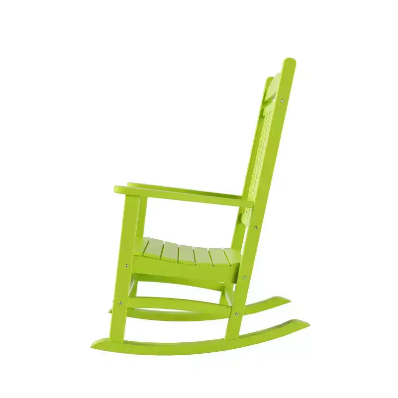 WestinTrends 3 Piece Outdoor Porch Rocking Chairs with Round Side Table Set