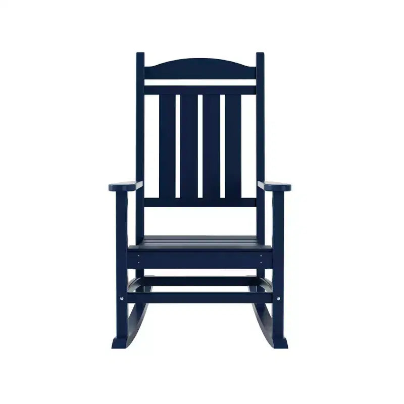 WestinTrends 3 Piece Outdoor Porch Rocking Chairs with Round Side Table Set