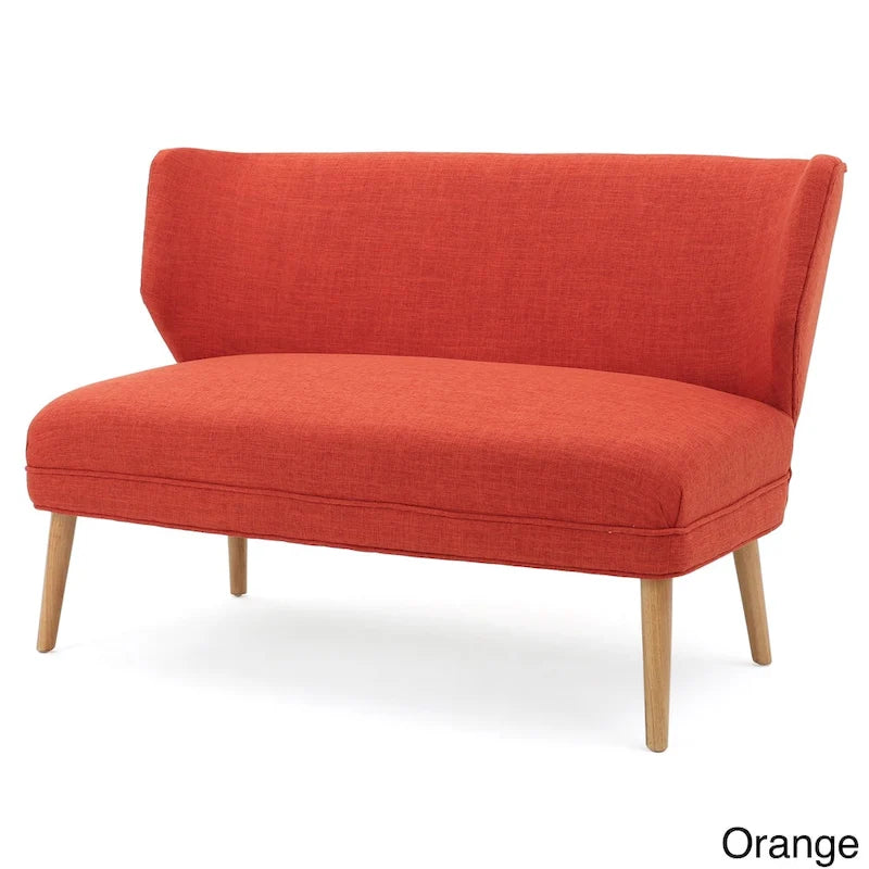 Mid-Century Stoff-Zweisitzer