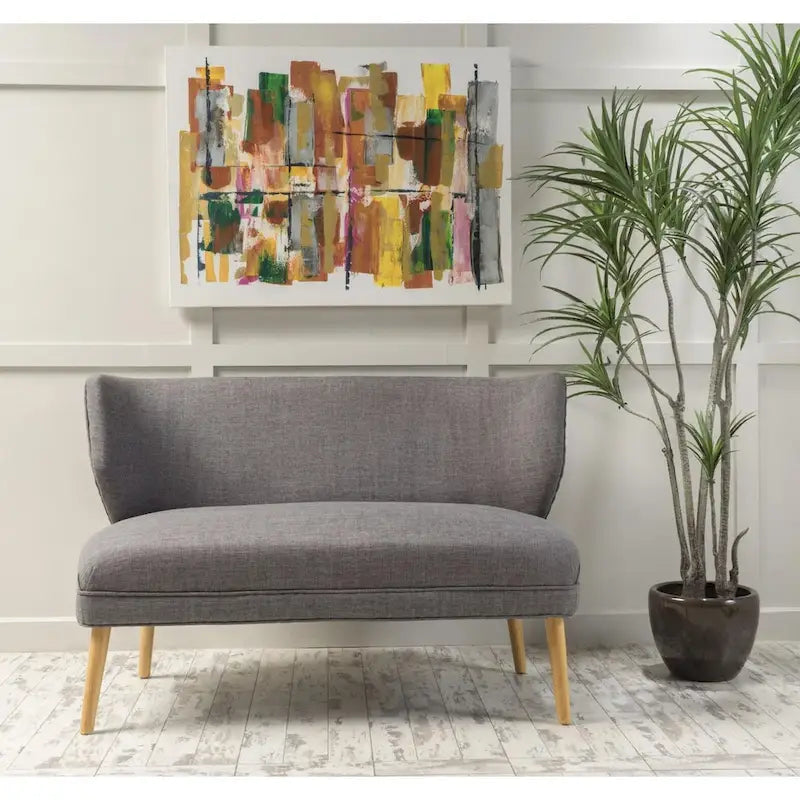 Mid-Century Stoff-Zweisitzer