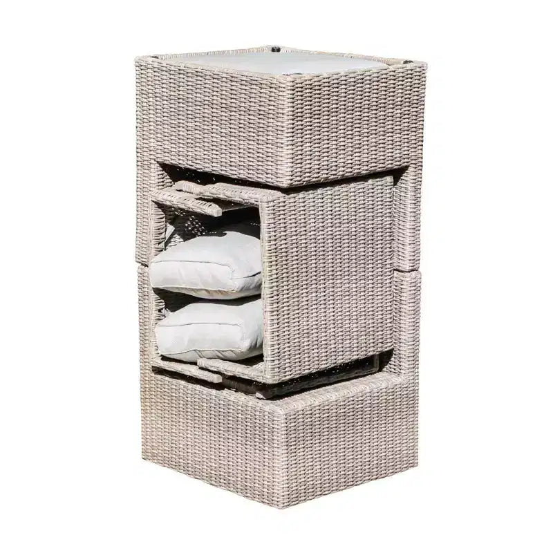 Sunsitt 5pc Steel Wicker Outdoor Patio Balcony Set