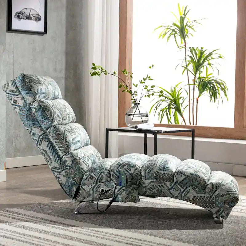 Moderner, getufteter, extra großer Massage-Sessel für Wohnzimmer, Schlafzimmer